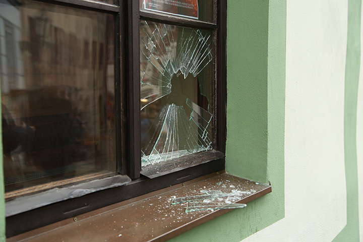 A2B Glass are able to board up broken windows while they are being repaired in Fleet.